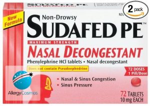 Sudafed for blocked noses