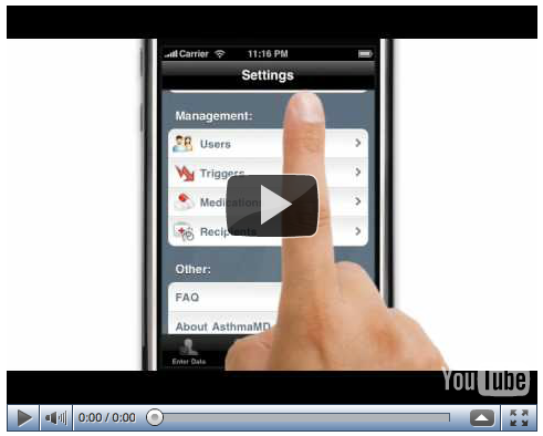 Manage your Asthma with an iPhone