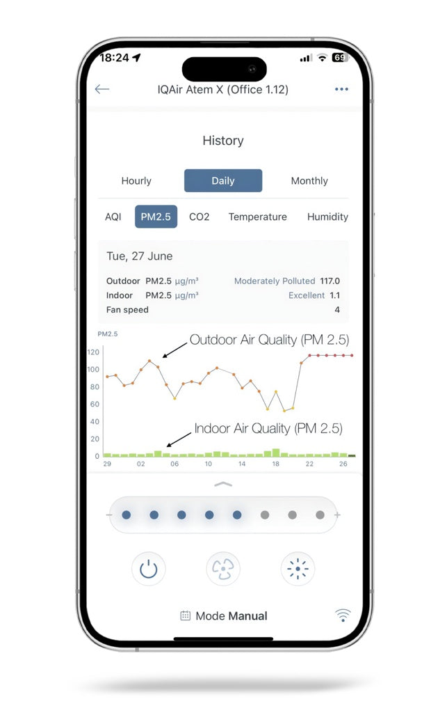 AtemX App Screen Real-Time Comparison