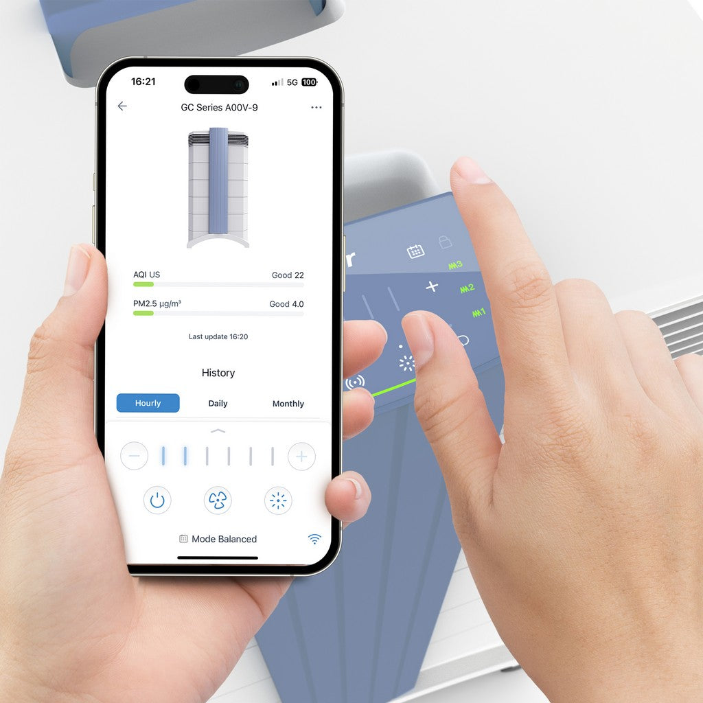 IQAir GC XE MultiGas app