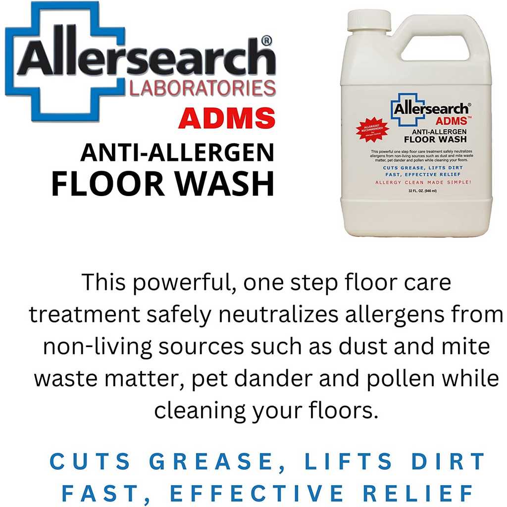 ADMS Anti-Allergen Floor Wash cuts grease