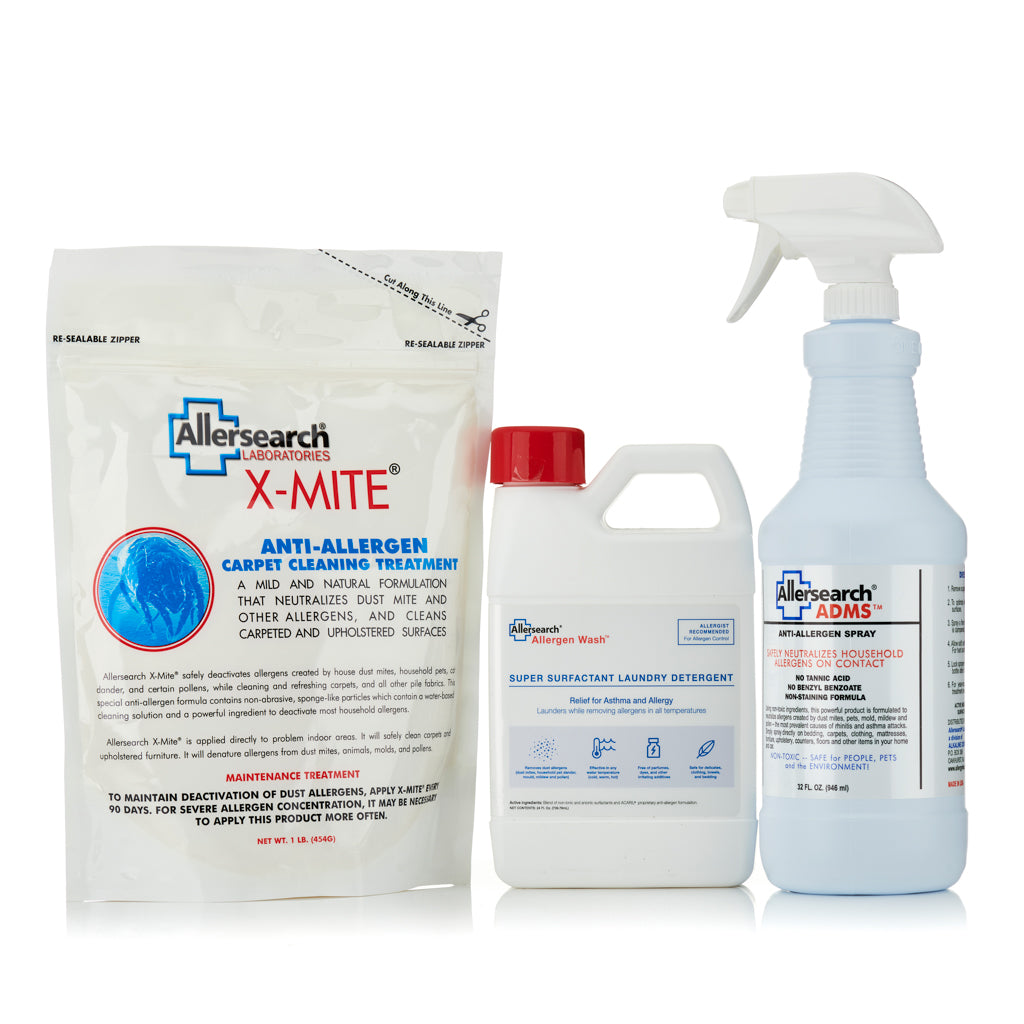 Allersearch X-Mite Anti-Allergen Carpet Treatment Powder