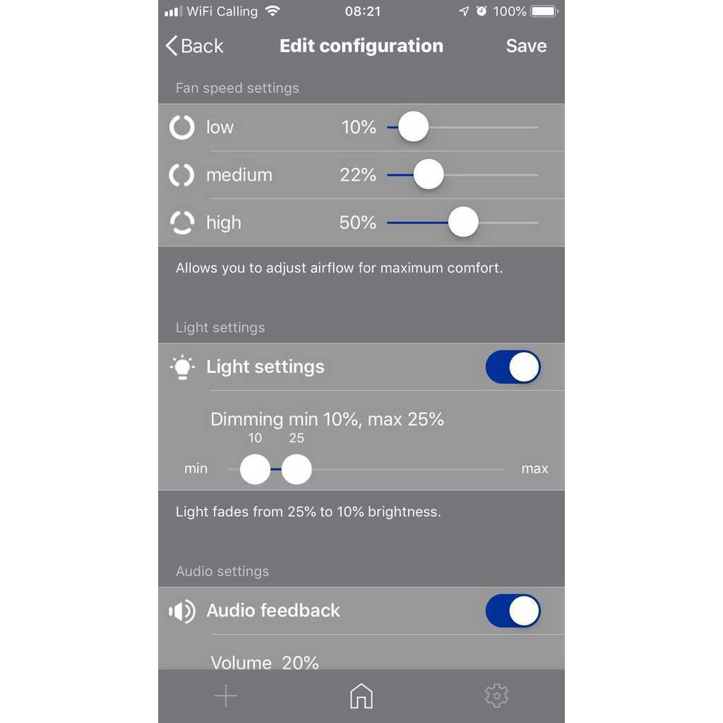 Atem Car air purifier Settings