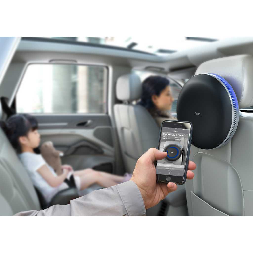 Atem Car air purifier with App