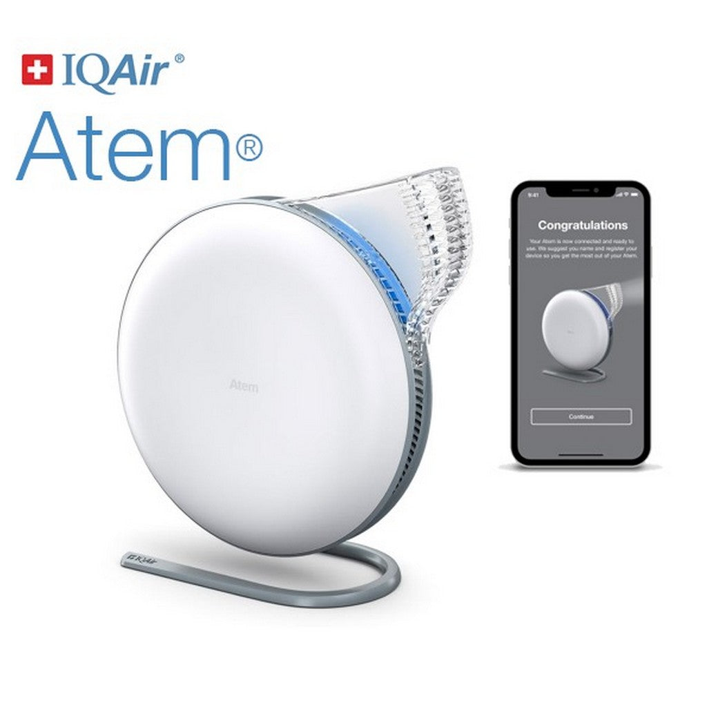 IQAir Atem Desk app