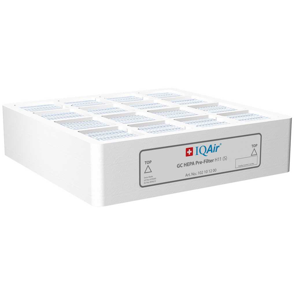IQAir GC Series pre-filter Side view