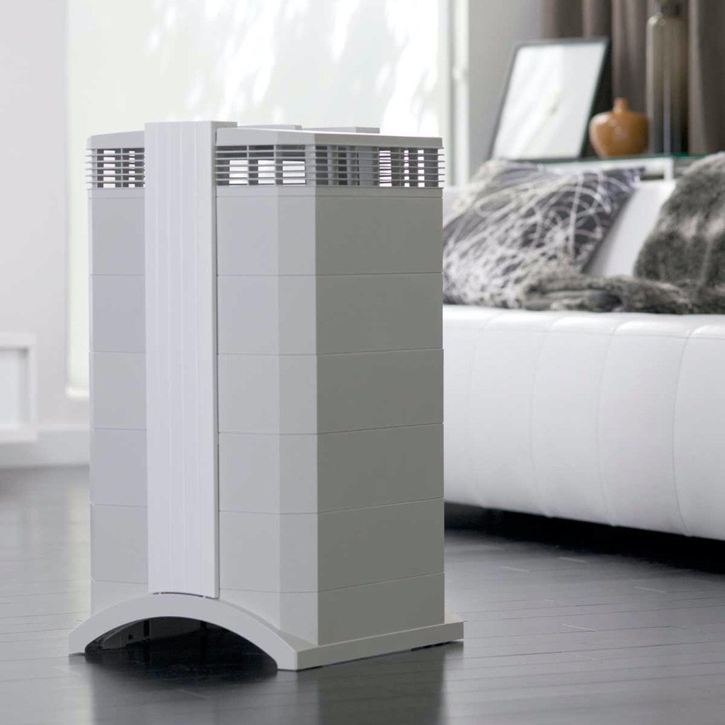 IQAir HealthPro 250 Air Purifier living room