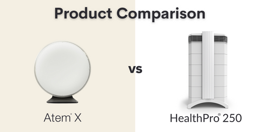 IQAir Atem X air purifier vs IQAir HealthPro 250 air purifier