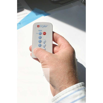 IQAir HealthPro Remote Control hand