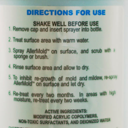 Allersearch Allermold spray directions for use